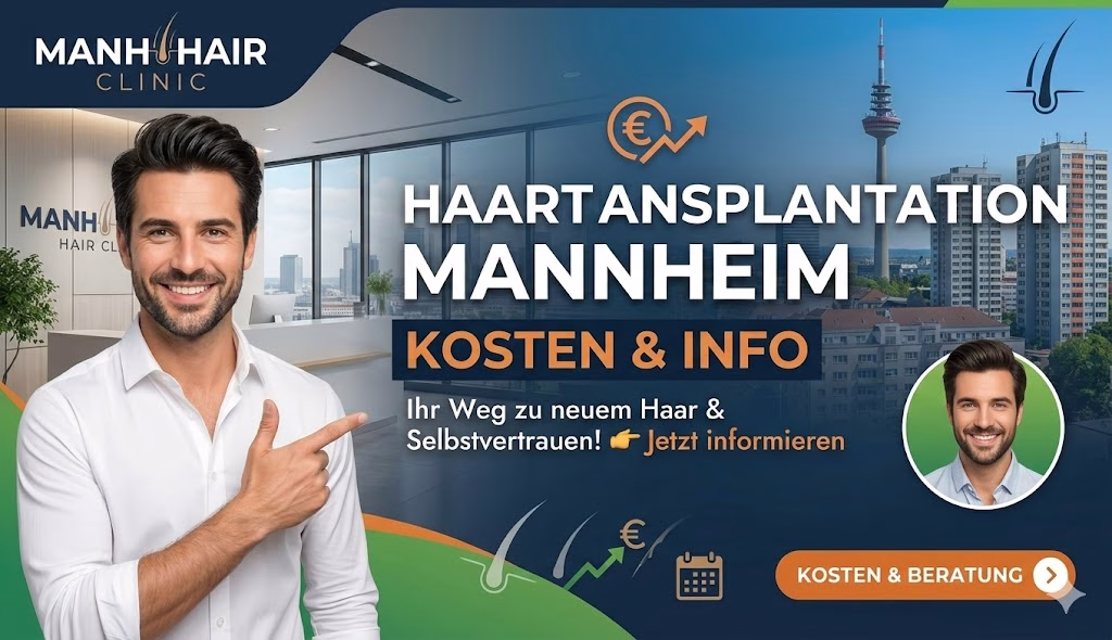 Haartransplantation Mannheim Kosten 2026 – Preise, Methoden und Ergebnisse